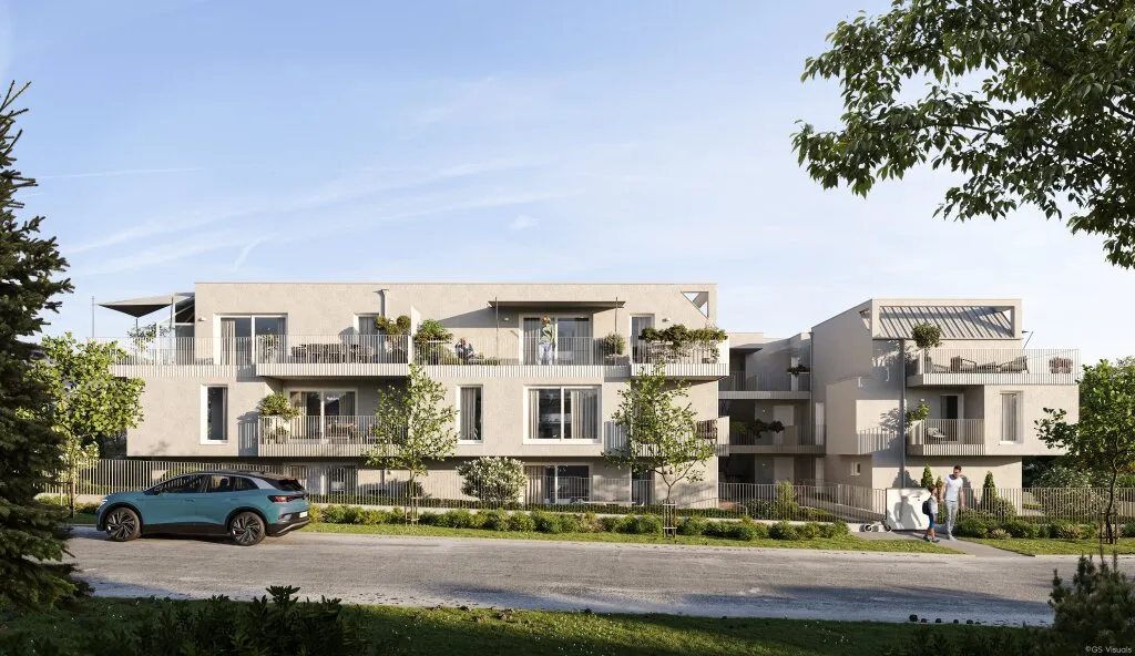Moderne Erstbezug Neubauwohnung mit Balkon an der Alten Donau - Ansicht 2