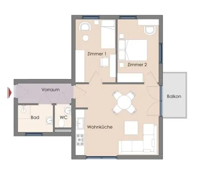 3-Zimmer-Gewerbeimmobilie kaufen in Mistelbach – 55,6 m², € 279.000 – Bild 8 von 8