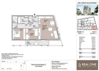 3-Zimmer-Wohnung kaufen in Wien – 73,77 m², € 415.000 – Bild 21 von 21