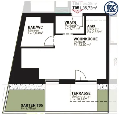 1-Zimmer-Wohnung kaufen in Wien – 35,72 m², € 259.500 – Bild 10 von 10