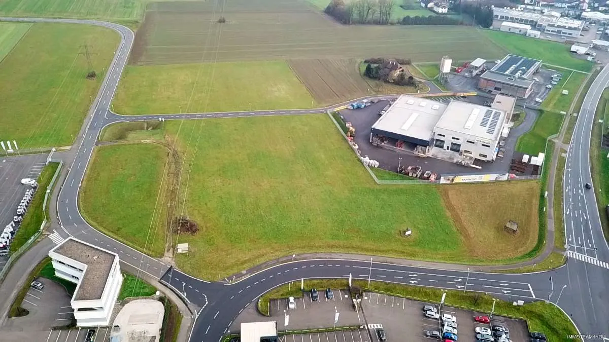 4400 m² Betriebsbaugebiet - teilbar - Baurecht - Grundstück 3 In bester Lage an der B 145 - nähe A1/B1 – pohled 2