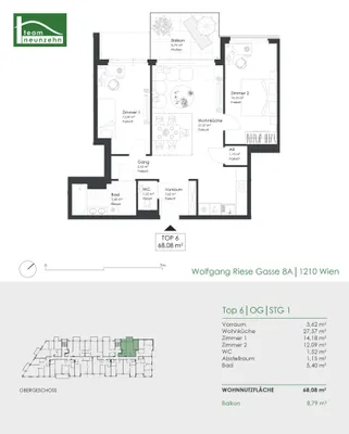 Immobilie kaufen in Wien – 68,08 m², € 401.000 – Bild 21 von 21