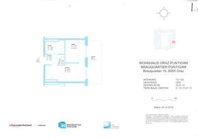 2-Zimmer-Wohnung mieten in Graz – 35 m², € 610 – Bild 22 von 22