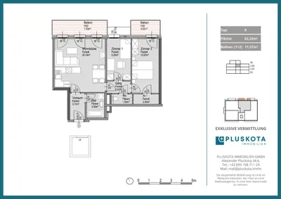 3-Zimmer-Wohnung kaufen in Wien – 62,22 m², € 344.000 – Bild 13 von 14