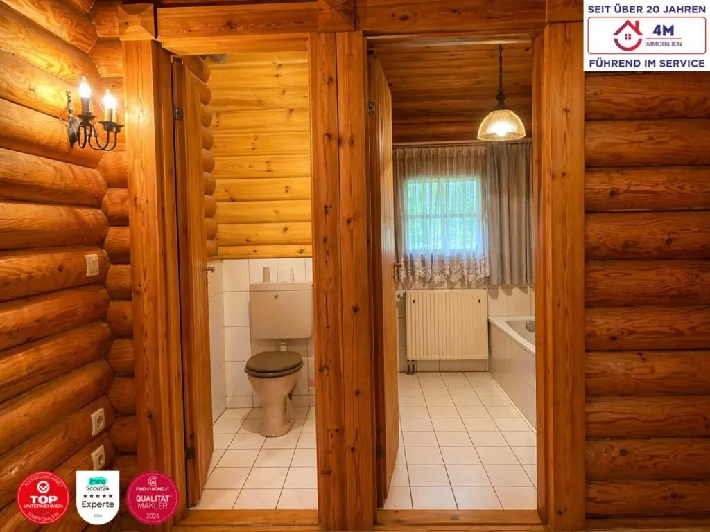 Wohnen im ruhen Hagenbrunn - Holzhaus mit ca. 2550 m² großem Garten! - Ansicht 3