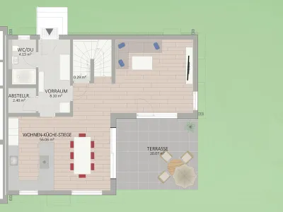5-Zimmer-Haus kaufen in Wien – 147,02 m², € 854.900 – Bild 3 von 7