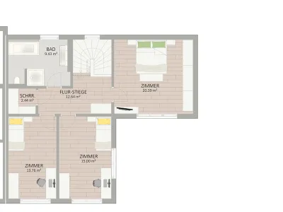 5-Zimmer-Haus kaufen in Wien – 147,02 m², € 854.900 – Bild 4 von 7