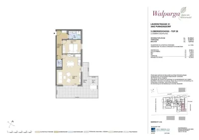 2-Zimmer-Wohnung kaufen in Sankt Pölten Land – 55,29 m², € 383.000 – Bild 7 von 8