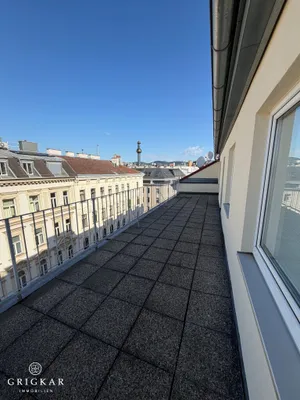 sonnige Dachgeschosswohnung mit zwei Terrassen