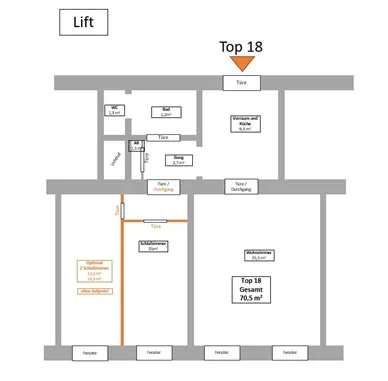 Generalsanierter Altbau in Bestlage - direkt bei den Praterauen - Ansicht 3