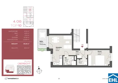 2-Zimmer-Wohnung kaufen in Wien – 45,23 m², € 433.356 – Bild 6 von 6