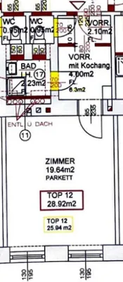 1-Zimmer-Wohnung kaufen in Wien – 30 m², € 109.000 – Bild 6 von 6