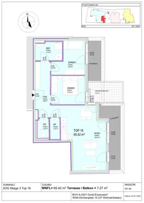 3-Zimmer-Wohnung kaufen in Gänserndorf – 64,49 m², € 361.620 – Bild 10 von 10