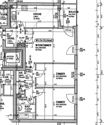 3-Zimmer-Wohnung mieten in Scheibbs – 70,39 m², € 631 – Bild 2 von 11