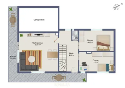 4-Zimmer-Haus kaufen in Voitsberg – 111 m², € 219.000 – Bild 24 von 24