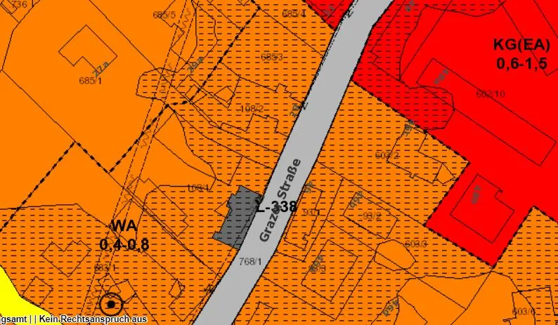 Schönes Baugrundstück mit 960 m² in Graz-Andritz | voll aufgeschlossen | hohe Baudichte! – pohled 2