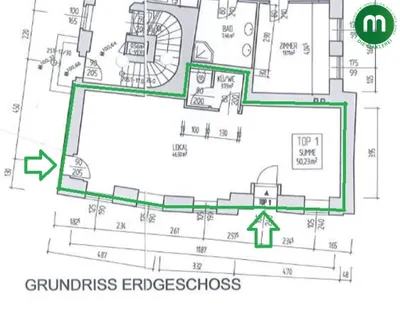 Gewerbeimmobilie kaufen in Mödling – 50 m², € 220.000 – Bild 2 von 3