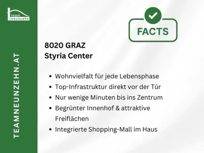 1-Zimmer-Wohnung mieten in Graz – 30,68 m², € 599 – Bild 9 von 17