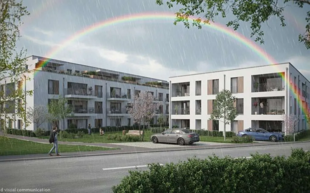 Schöne 3 Zimmer Gartenwohnung Top B.02 - Neubauprojekt SCHÖN | DORF | BLICK - Ansicht 2
