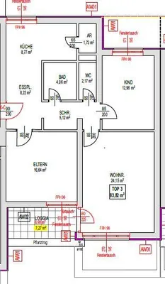 3-Zimmer-Wohnung mieten in Murtal – 90,8 m², € 850 – Bild 19 von 19