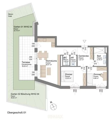 3-Zimmer-Wohnung kaufen in Gmunden – 67,08 m², € 598.000 – Bild 4 von 4