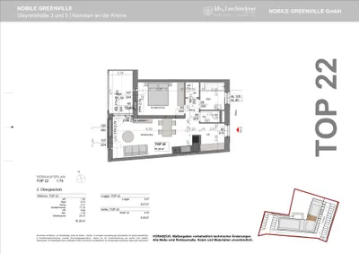 2-Zimmer-Wohnung kaufen in Linz Land – 51,3 m², € 219.000 – Bild 10 von 10