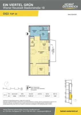 2-Zimmer-Wohnung mieten in Wiener Neustadt – 57,37 m², € 738 – Bild 26 von 32