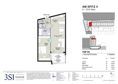 2-Zimmer-Wohnung kaufen in Wien – 63,04 m², € 436.500 – Bild 6 von 6