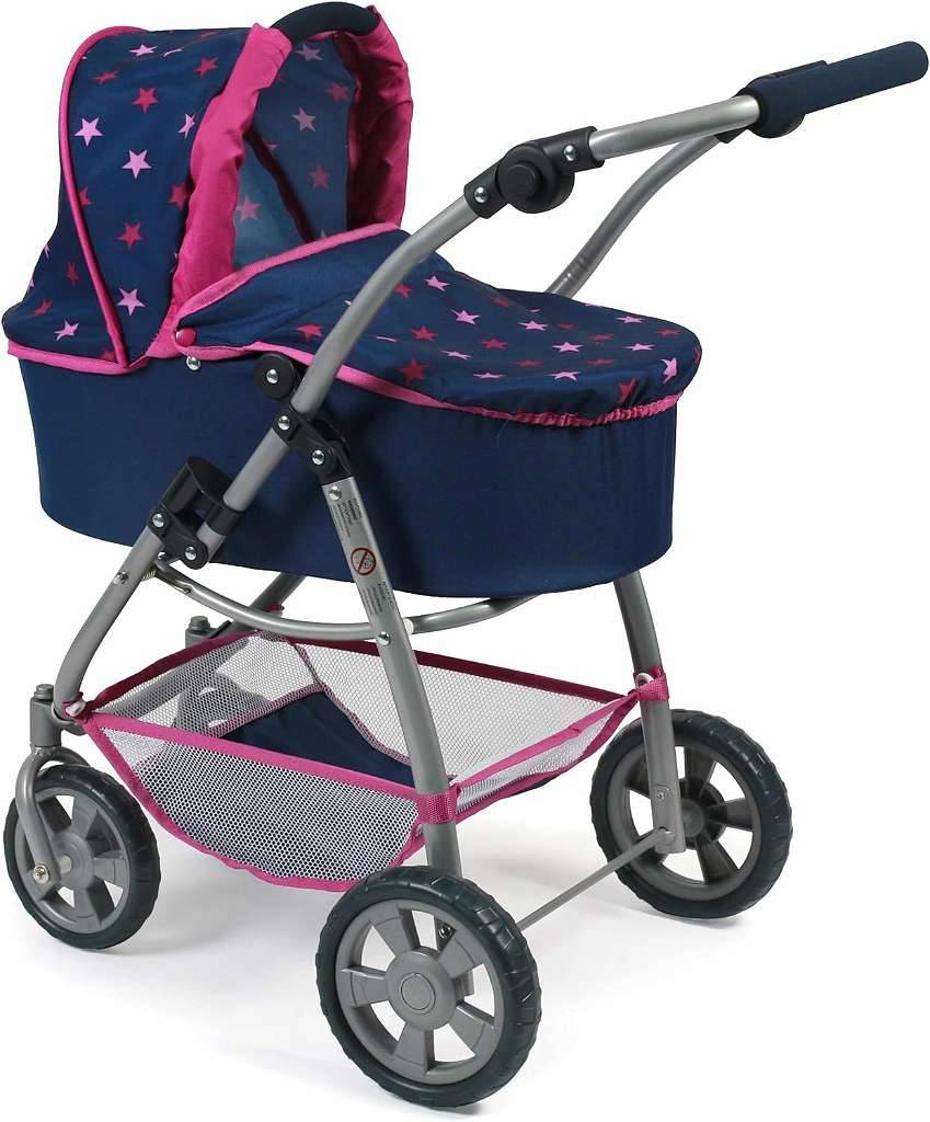 Puppenwagen - blau - pink - super klein zusammenlegbar - neuwertig,  59,-  (4863 Seewalchen am Attersee) - willhaben