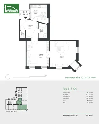 2-Zimmer-Wohnung kaufen in Wien – 71,16 m², € 364.000 – Bild 23 von 23