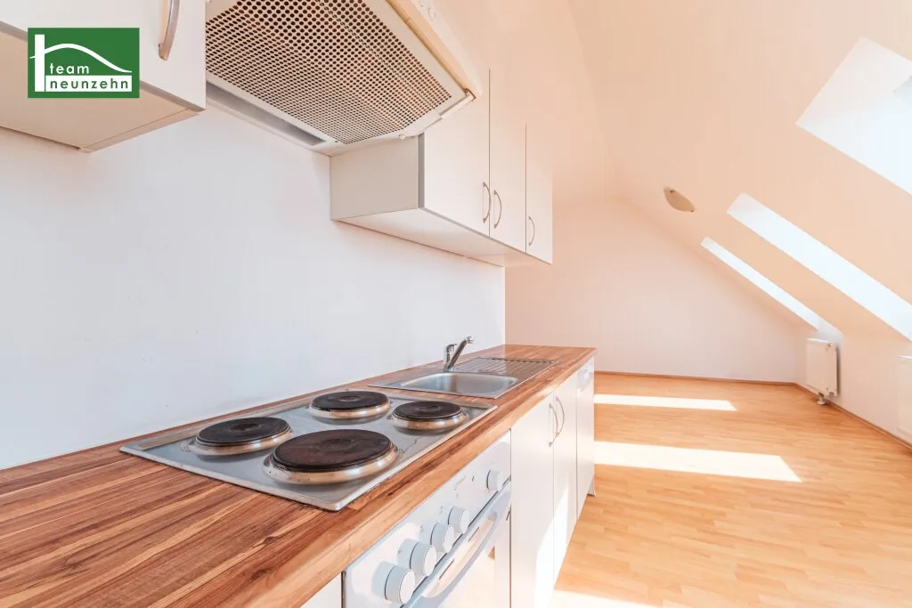 Freundliche DG-Wohnung in Sechshaus - 5 Gehminuten zu U4 und U6! Schlafzimmer in Hofruhelage! - Ansicht 3