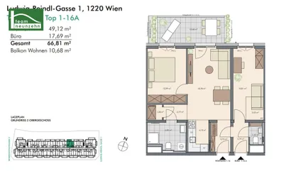 Immobilie kaufen in Wien – 66,77 m², € 344.000 – Bild 18 von 18