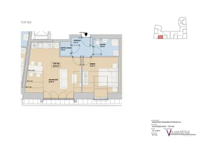 2-Zimmer-Wohnung mieten in Wien – 50,24 m², € 1.111 – Bild 12 von 12