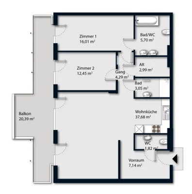 3-Zimmer-Wohnung kaufen in Wien – 88,08 m², € 749.000 – Bild 28 von 28