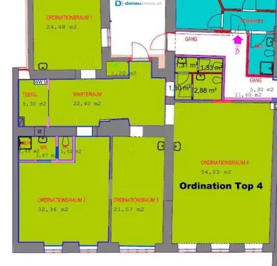 1-Zimmer-Gewerbeimmobilie mieten in Waidhofen an der Thaya – 54 m², € 629 – Bild 9 von 9