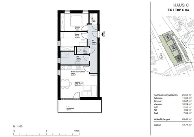 3-Zimmer-Wohnung kaufen in Linz Land – 69,45 m², € 319.900 – Bild 12 von 12