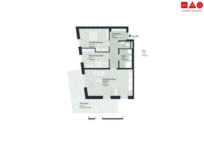 3-Zimmer-Wohnung mieten in Graz – 62 m², € 1.145 – Bild 10 von 11