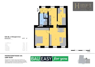 3-Zimmer-Wohnung kaufen in Wien – 68 m², € 379.000 – Bild 11 von 11