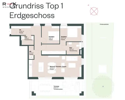 3-Zimmer-Wohnung kaufen in Salzburg Stadt – 87,88 m², € 967.000 – Bild 3 von 4