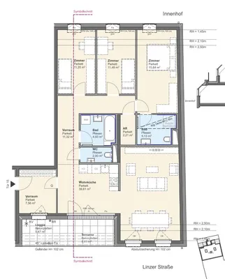 4-Zimmer-Wohnung kaufen in Wien – 111,33 m², € 778.000 – Bild 13 von 14