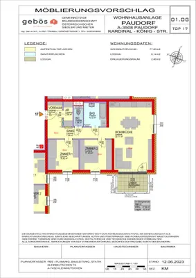 3-Zimmer-Wohnung mieten in Krems Land – 77,85 m², € 993 – Bild 18 von 18