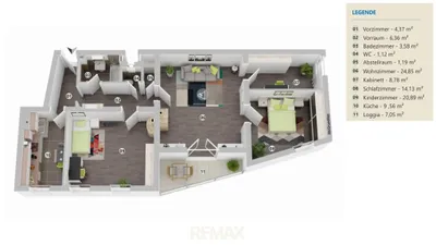 3-Zimmer-Wohnung kaufen in Mödling – 102 m², € 299.000 – Bild 10 von 12