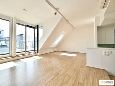 Bestlage Börseplatz und unbefristet! Sonnendurchflutetes 3-Zimmer-Penthouse mit Südost-Terrasse – Bild 3