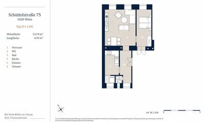 4-Zimmer-Wohnung kaufen in Wien – 118,53 m², € 508.000 – Bild 10 von 11
