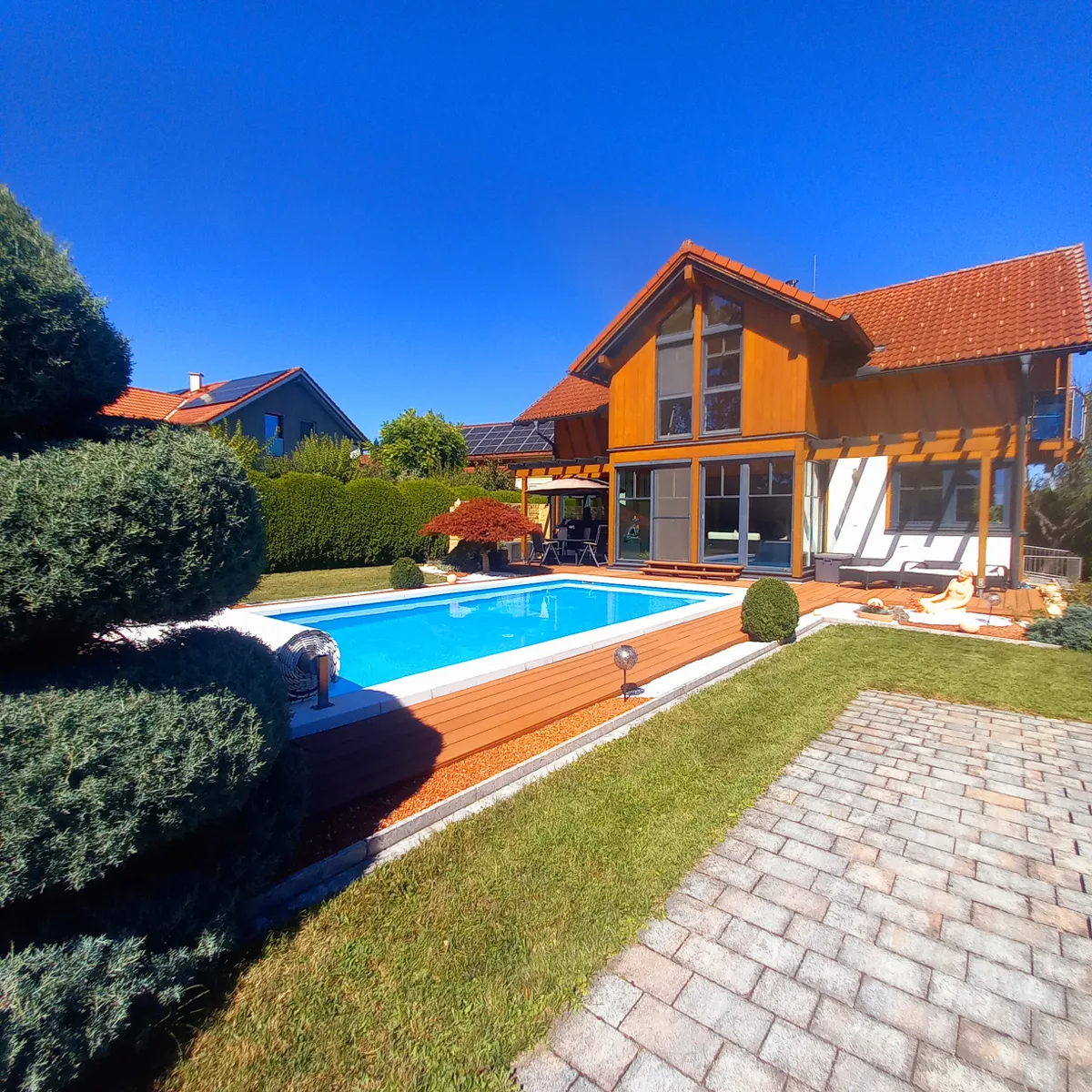 Modernes Griffner - Einfamilienhaus mit Pool, 1032 m² Grund in Vasoldsberg, Provisionsfrei - Ansicht 3