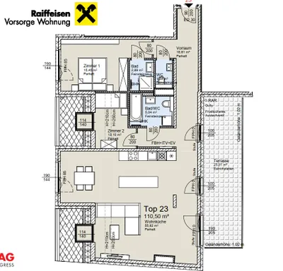 3-Zimmer-Wohnung kaufen in Wien – 110,56 m², € 820.350 – Bild 10 von 16