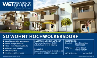2-Zimmer-Wohnung mieten in Wiener Neustadt Land – 54,27 m², € 632 – Bild 1 von 2
