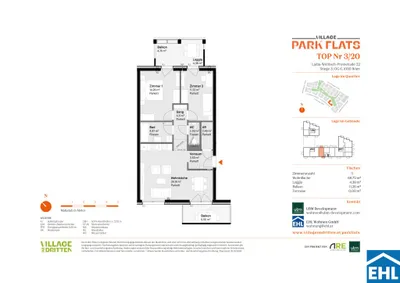 Immobilie kaufen in Wien – 68,72 m², € 459.000 – Bild 7 von 7
