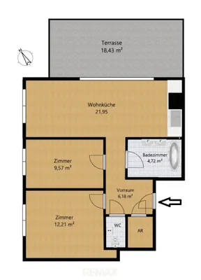 3-Zimmer-Wohnung kaufen in Wien – 57,67 m², € 537.600 – Bild 14 von 15