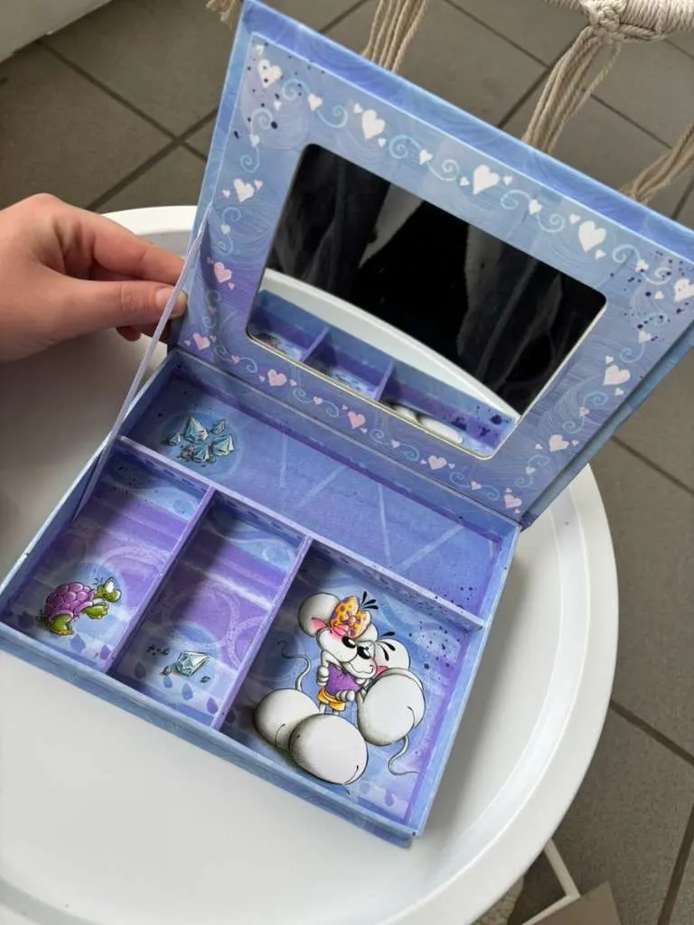 Diddl Schmuckkästchen / Schmuckbox mit Spiegel, € 4,- (7422 Riedlingsdorf)